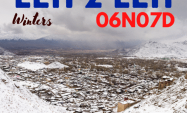 Ice, monasteries & endless skies — Leh winters hit different.