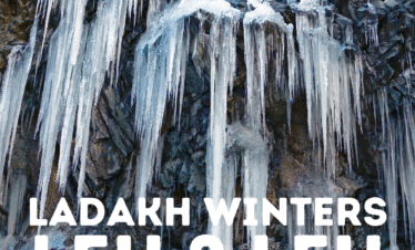 Ice, monasteries & endless skies — Leh winters hit different.