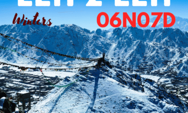 Ice, monasteries & endless skies — Leh winters hit different.