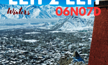 Ice, monasteries & endless skies — Leh winters hit different.