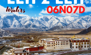 Ice, monasteries & endless skies — Leh winters hit different.