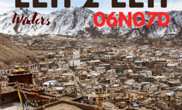 Ice, monasteries & endless skies — Leh winters hit different.